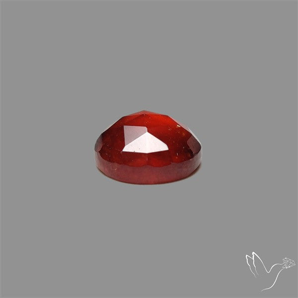Rose Cut Gemmy Hessonite Garnet