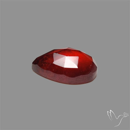 Rose Cut Gemmy Hessonite Garnet