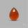 Rose Cut Gemmy Hessonite Garnet