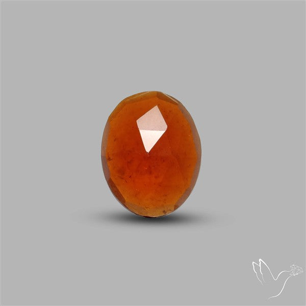 Rose Cut Gemmy Hessonite Garnet