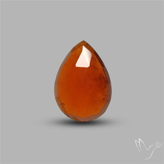Rose Cut Gemmy Hessonite Garnet