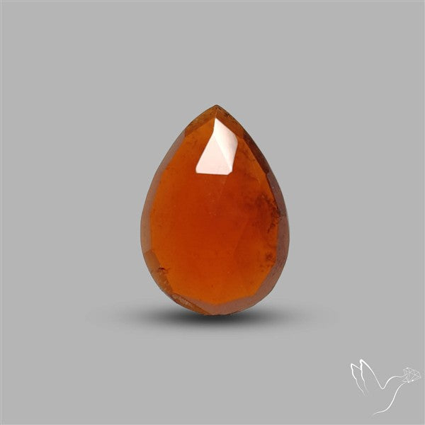 Rose Cut Gemmy Hessonite Garnet