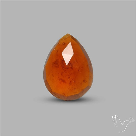 Rose Cut Gemmy Hessonite Garnet
