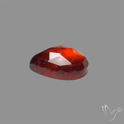Rose Cut Gemmy Hessonite Garnet