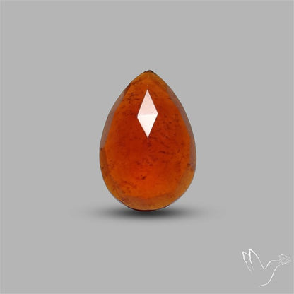 Rose Cut Gemmy Hessonite Garnet