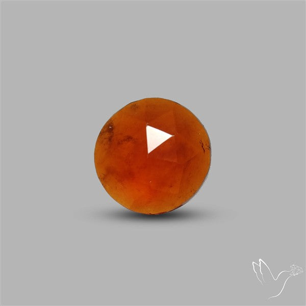 Rose Cut Gemmy Hessonite Garnet