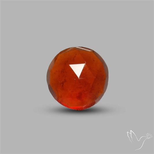 Rose Cut Gemmy Hessonite Garnet