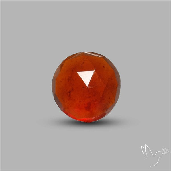 Rose Cut Gemmy Hessonite Garnet