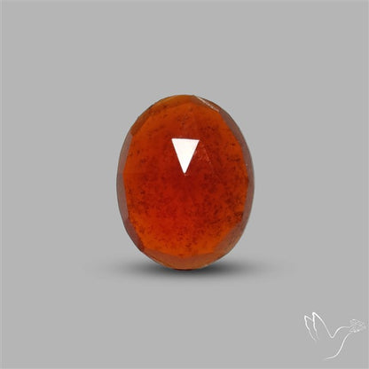 Rose Cut Gemmy Hessonite Garnet