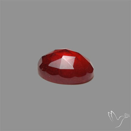 Rose Cut Gemmy Hessonite Garnet