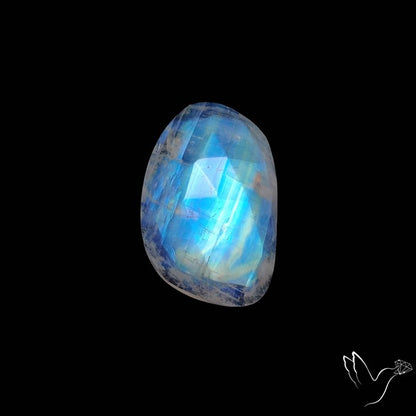Rose Cut Rainbow Moonstone