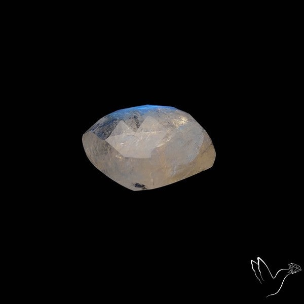 Rose Cut Rainbow Moonstone