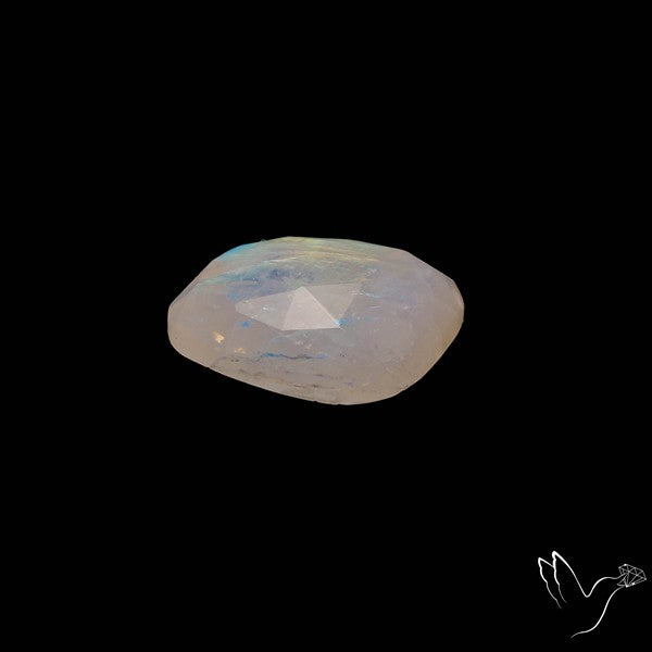 Rose Cut Rainbow Moonstone