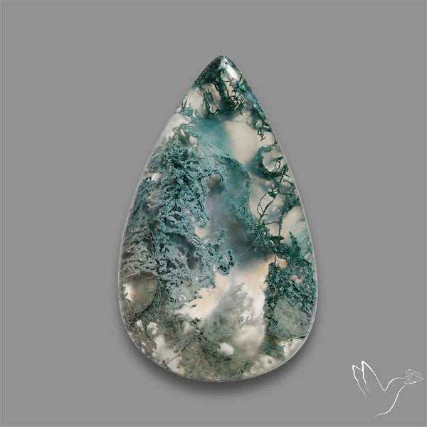 Horse Canyon Moss Agate Cabochon