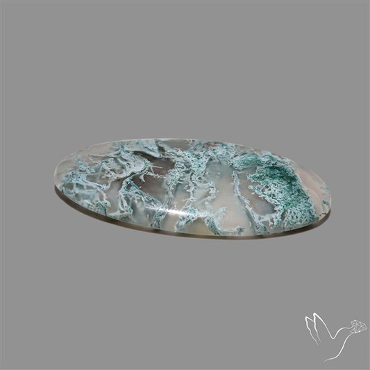 Horse Canyon Moss Agate Cabochon