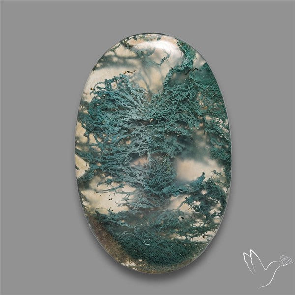 Horse Canyon Moss Agate Cabochon