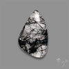 Black Tourmalinated Quartz Cabochon
