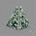 Chrome Diopside In Quartz Pair