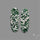 Chrome Diopside In Quartz Pair