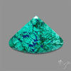 Lapis Inlay In Malachite Cabochon