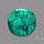 Lapis Inlay In Malachite Cabochon