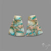 Sea Sediment Jasper Cabochons Pair