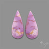 Phosphosiderite Cabochons Pair