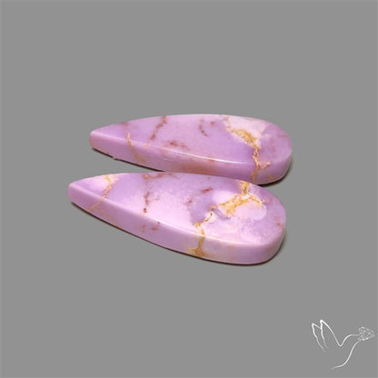 Phosphosiderite Cabochons Pair