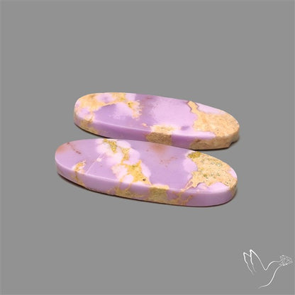 Phosphosiderite Cabochons Pair