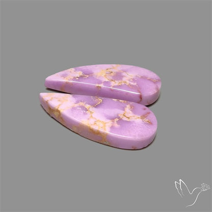 Phosphosiderite Cabochons Pair