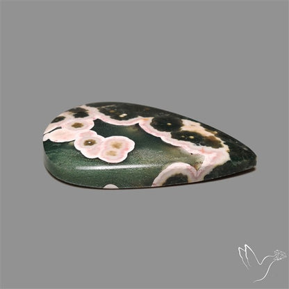 Orbicular Ocean Jasper Cabochon