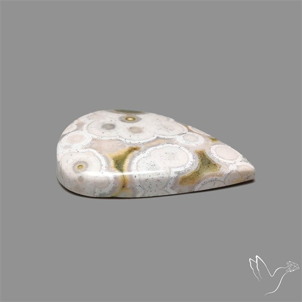 Orbicular Ocean Jasper Cabochon