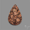 Poppy Jasper Cabochon with perfect orbicular patterns
