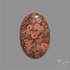 Poppy Jasper Cabochon with perfect orbicular patterns