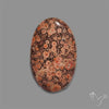 Poppy Jasper Cabochon with perfect orbicular patterns