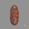 Poppy Jasper Cabochon with perfect orbicular patterns