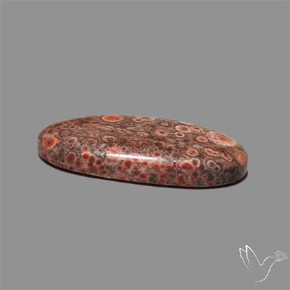 Poppy Jasper Cabochon with perfect orbicular patterns
