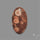 Poppy Jasper Cabochon with perfect orbicular patterns