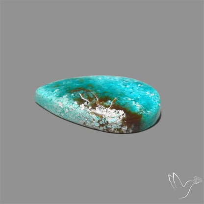 Gem Silica Chrysocolla Cabochon Rare Mineral