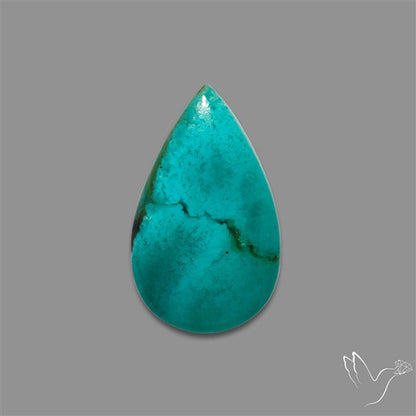 Gem Silica Chrysocolla Cabochon Rare Mineral