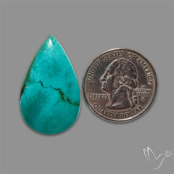 Gem Silica Chrysocolla Cabochon Rare Mineral
