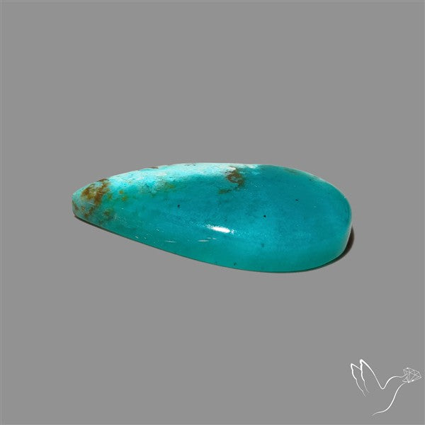Gem Silica Chrysocolla Cabochon Rare Mineral