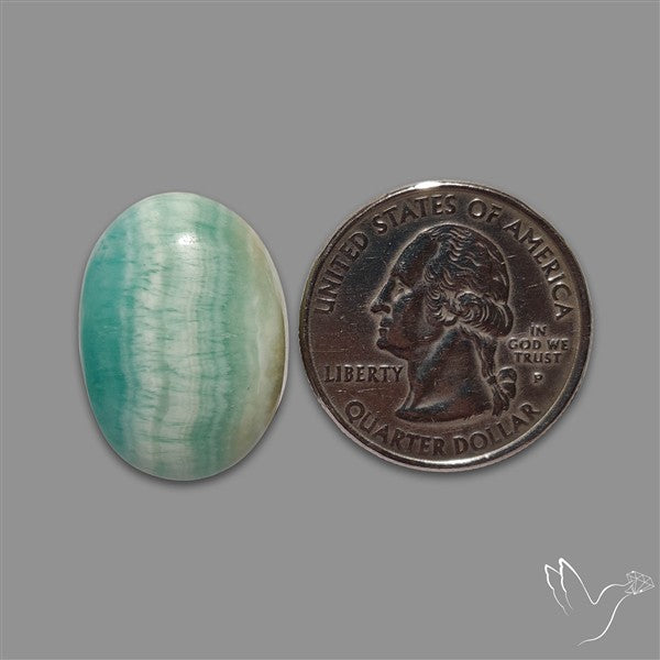Blue Aragonite Cabochon