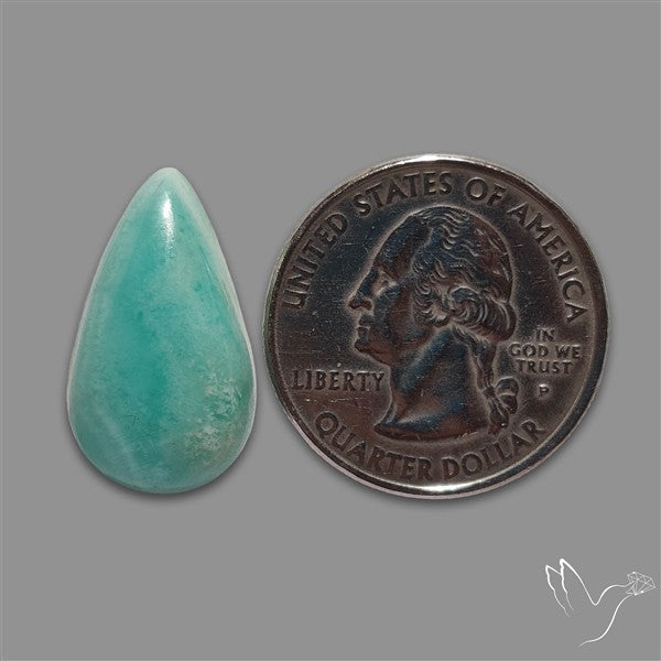 Blue Aragonite Cabochon