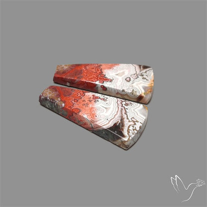 Crazylace Agate Cabochons Pair