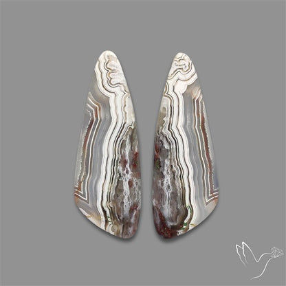 Crazylace Agate Cabochons Pair