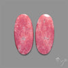 Thulite Cabochons Pair