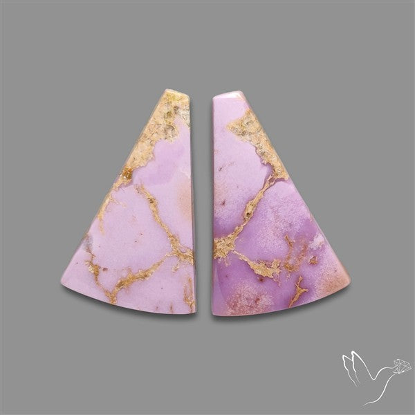 Phosphosiderite Cabochons Pair