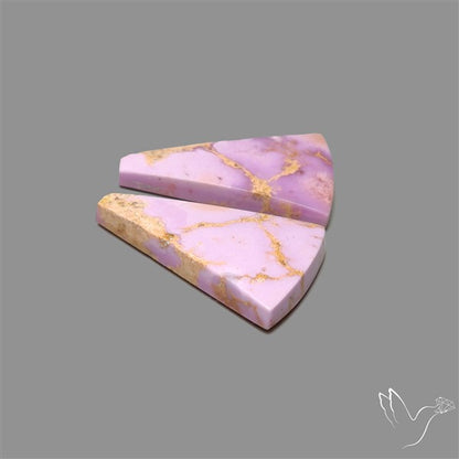 Phosphosiderite Cabochons Pair