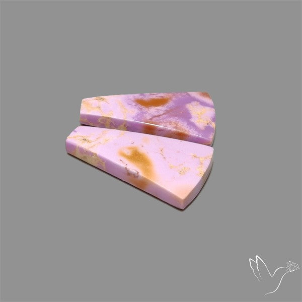 Phosphosiderite Cabochons Pair